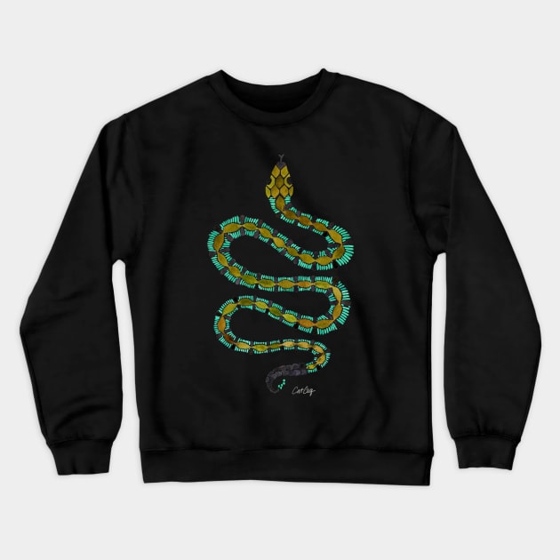 Serpent Crewneck Sweatshirt by CatCoq